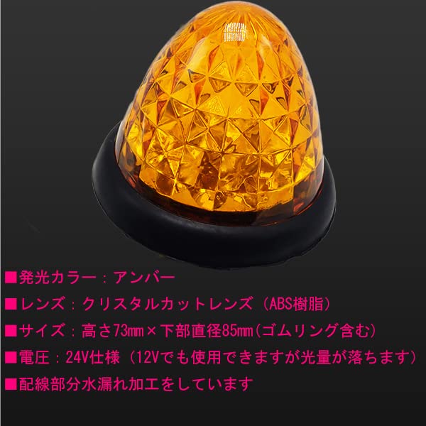 Amazon.co.jp: Wellvie classy サイドマーカー 10個セット LED 24V